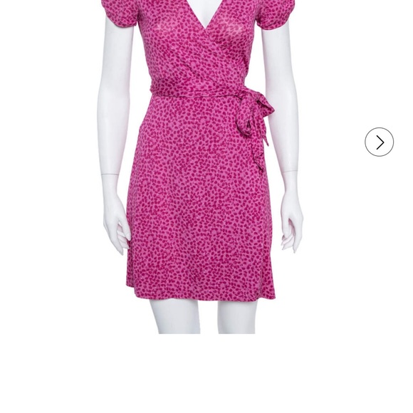Diane Von Furstenberg gorgeous Jilda silk wrap dress in size 2. Beautiful - Picture 13 of 13